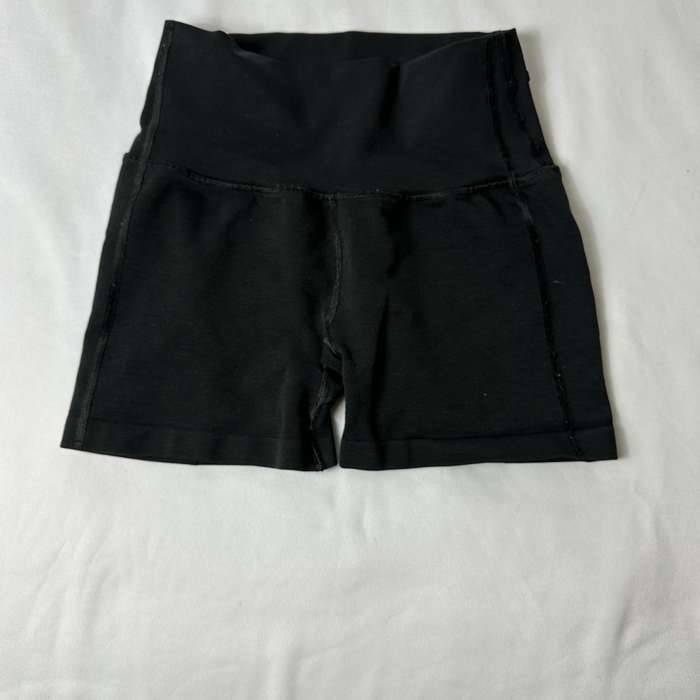 Black Women's High-Waisted Shorts
